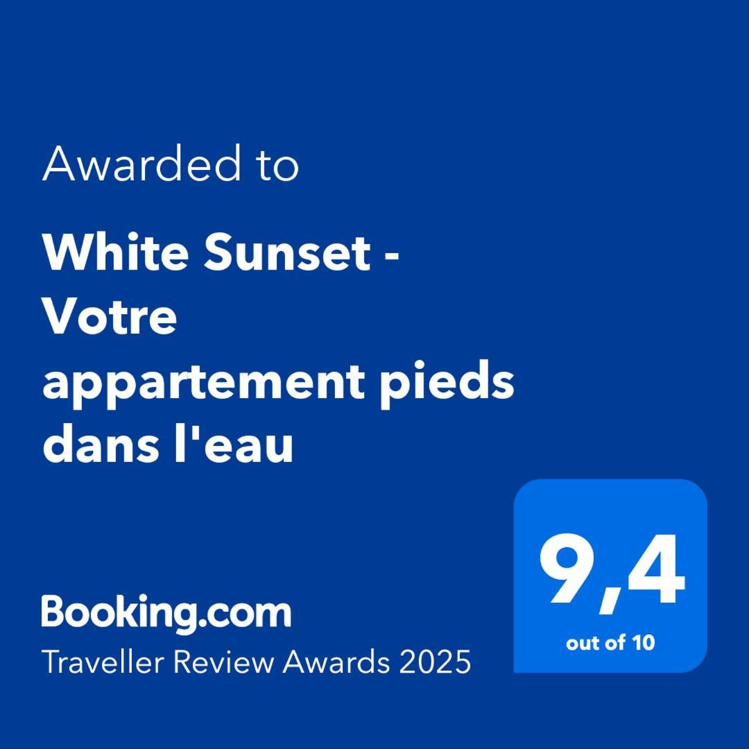 White Sunset - Votre Appartement Pieds Dans L'Eau Trois Bassins Exterior foto